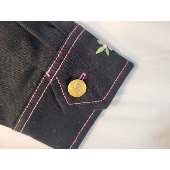 Bob Mackie Wearable Art May day Long Sleeve Button Heavy Shirt Women's XXS 2XS - Picture 10 of 16